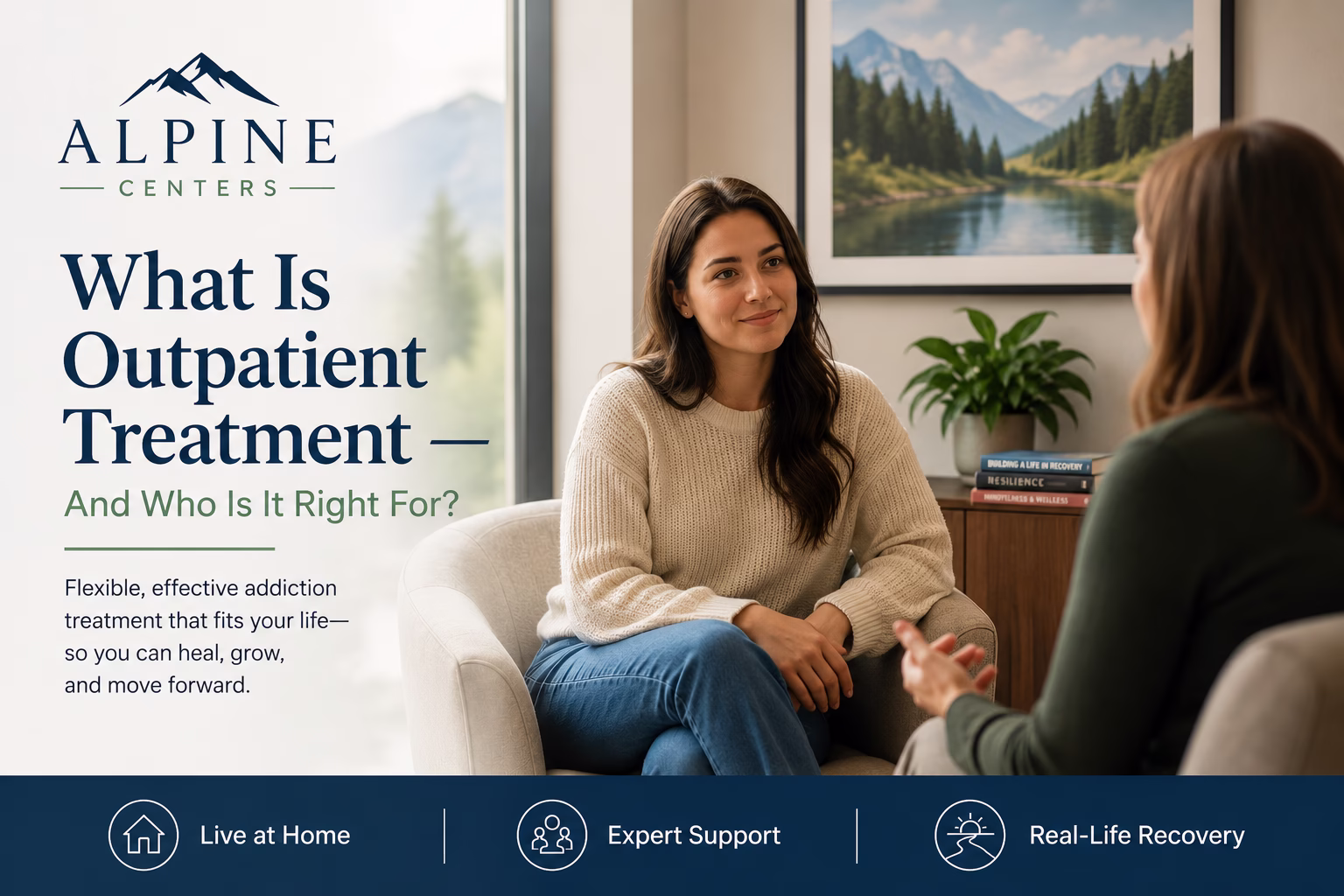 What is outpatient treatment and who is it for in salt lake city?